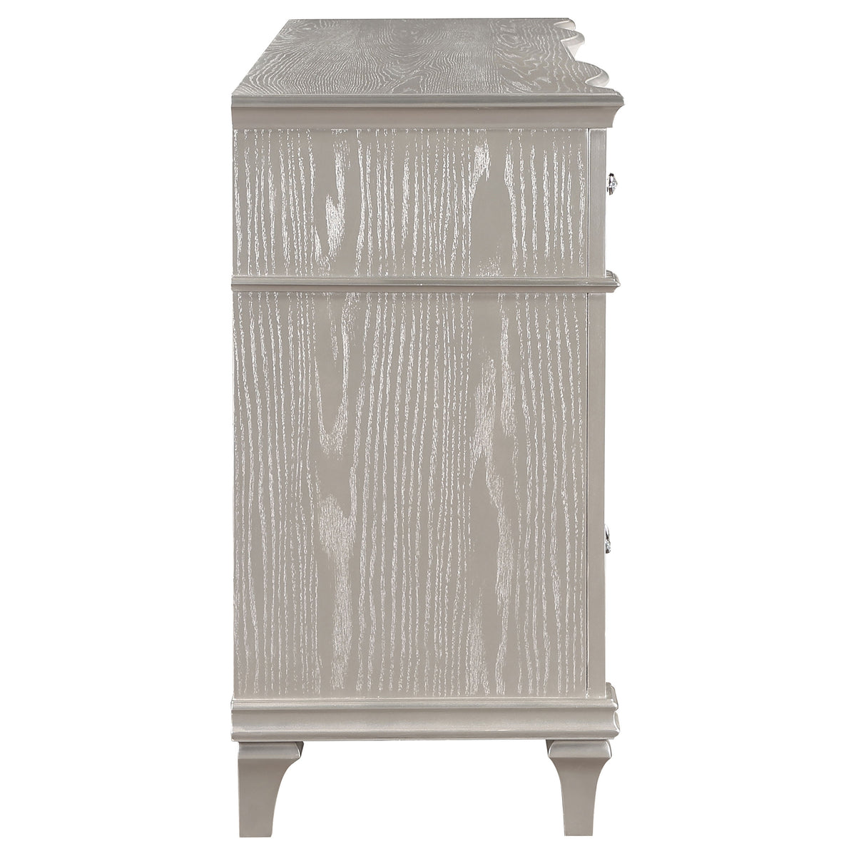 Evangeline 9-drawer Dresser Silver Oak - Without Mirror
