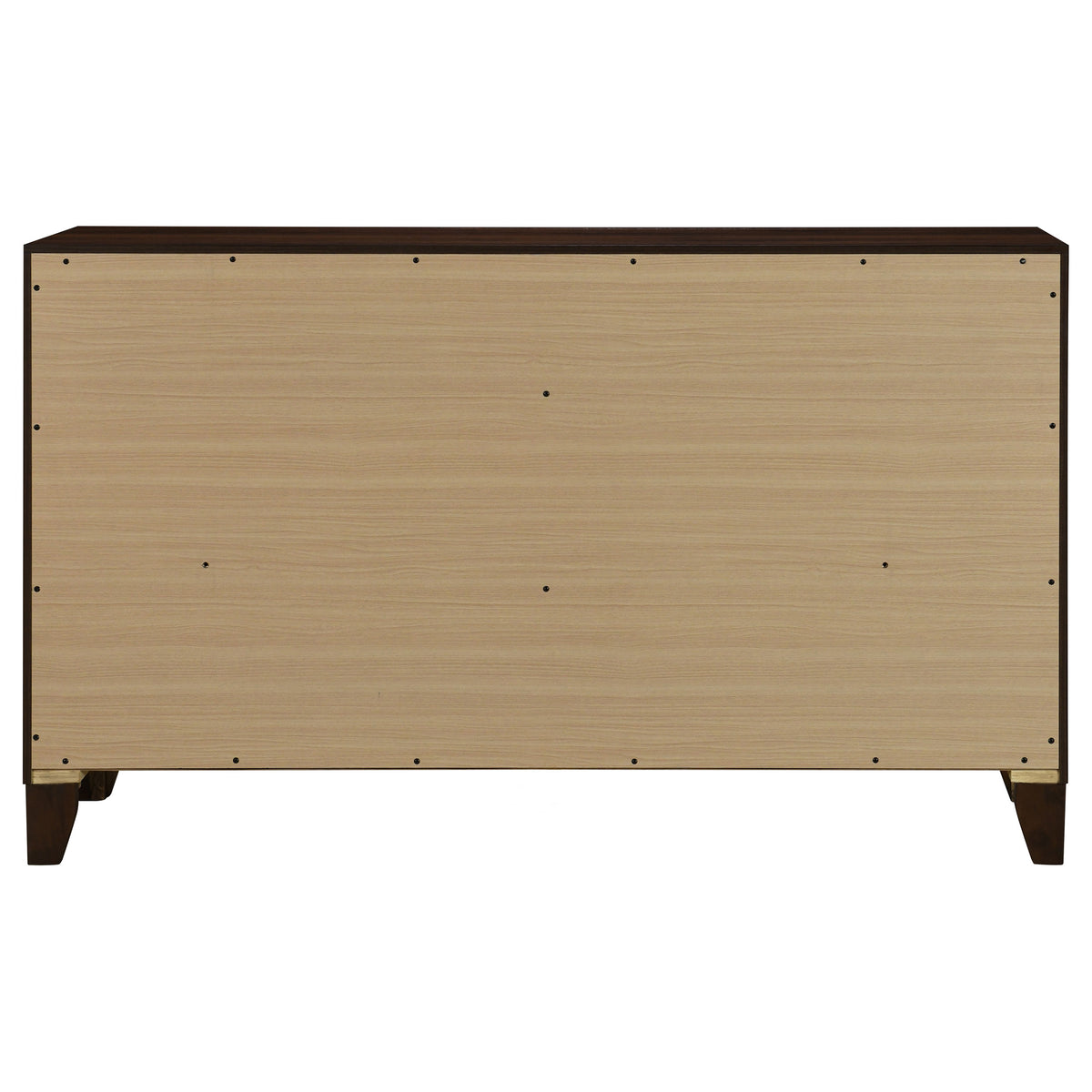 Welsley 6-drawer Dresser Walnut - Without Mirror