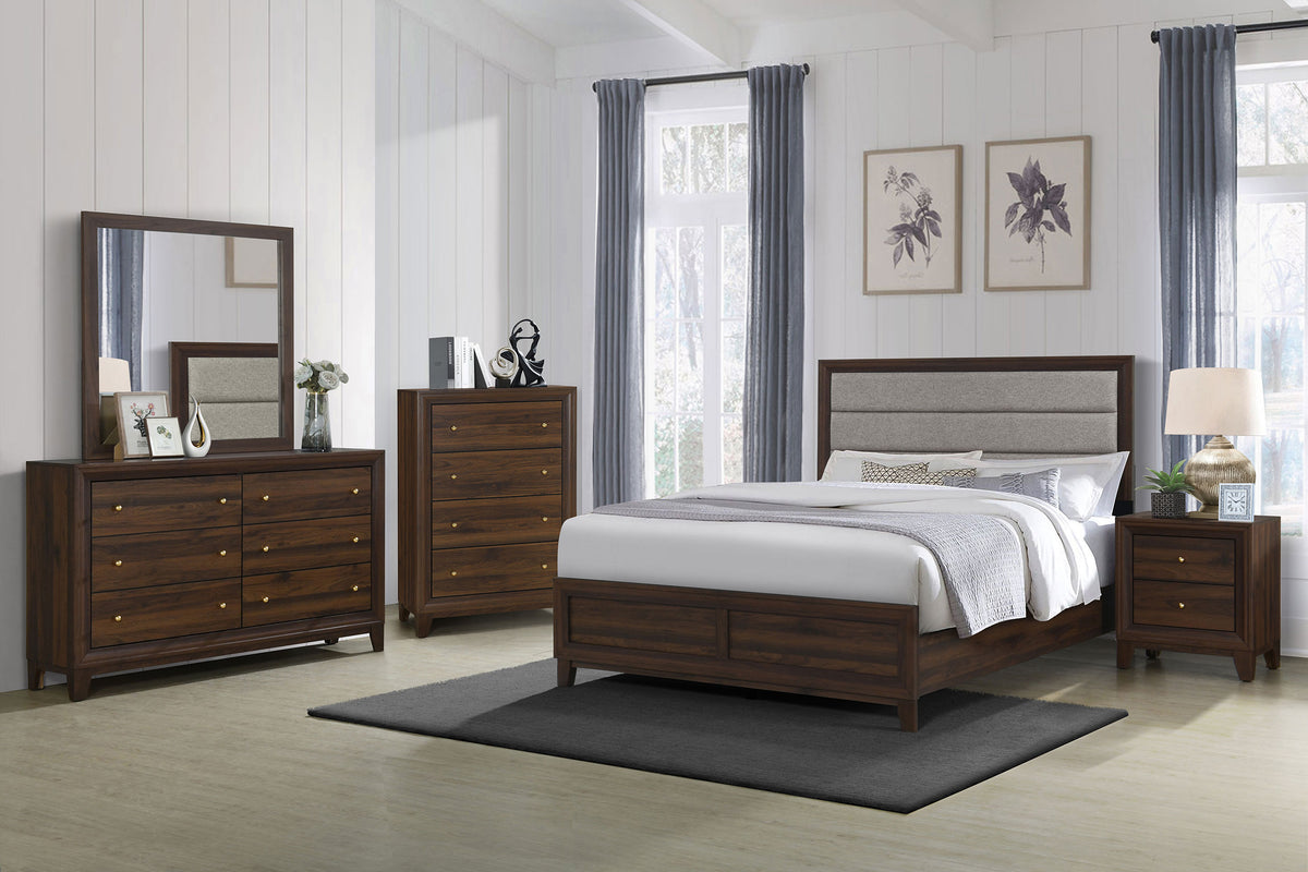 Welsley 4-drawer Chest of Drawers Walnut