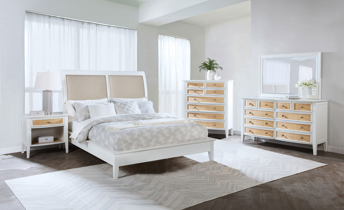Bexhill 5-piece Bedroom Set White - Eastern King