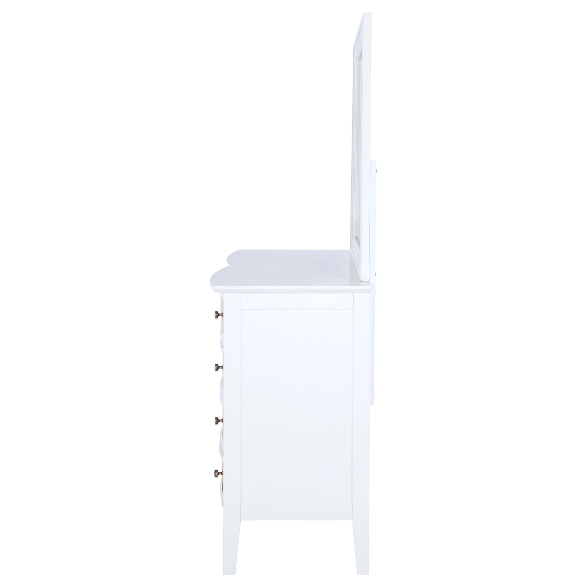 Bexhill 10-drawer Dresser White - With Mirror