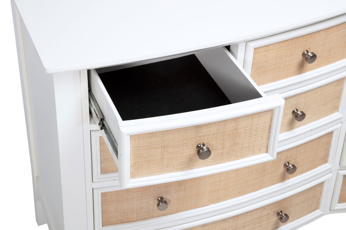 Bexhill 10-drawer Dresser White - Without Mirror