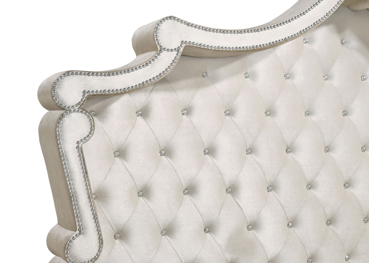 Antonella 5-piece Bedroom Set Ivory - Eastern King