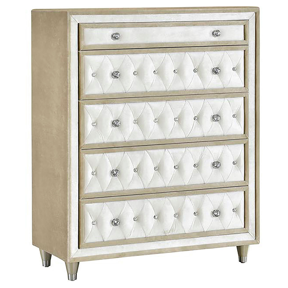 Antonella 5-piece Bedroom Set Ivory - California King
