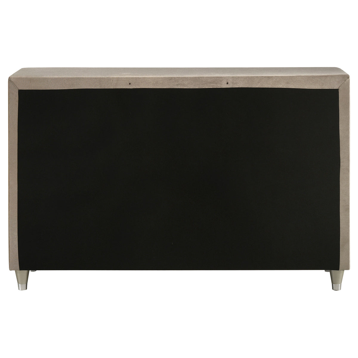 Antonella 7-drawer Upholstered Dresser Ivory - Without Mirror