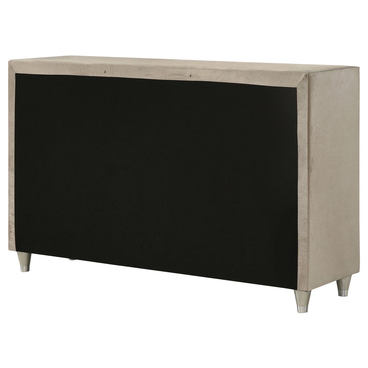Antonella 7-drawer Upholstered Dresser Ivory - Without Mirror