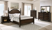 Andover 5-piece Bedroom Set Dark Oak - Eastern King