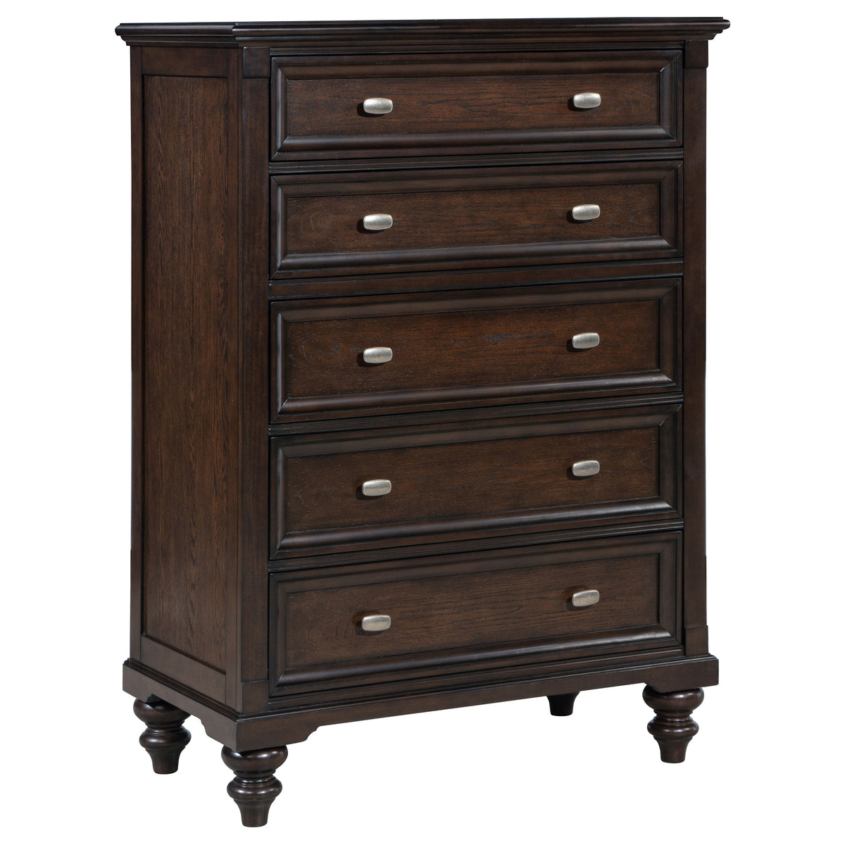 Andover 5-piece Bedroom Set Dark Oak - Eastern King