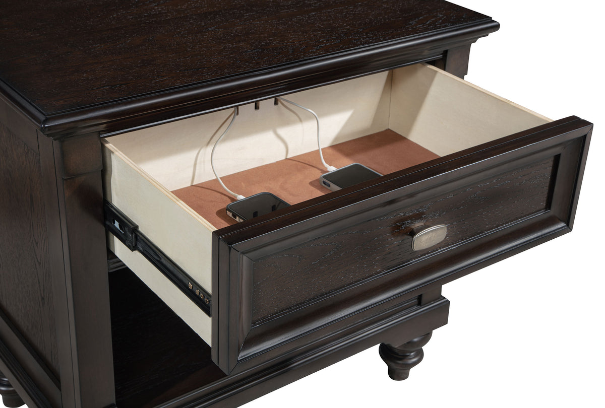 Andover 5-piece Bedroom Set Dark Oak - Queen
