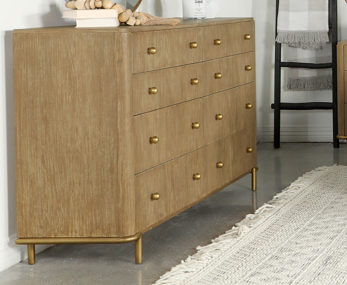 Arini 8-drawer Dresser - Sand Wash, Without Mirror