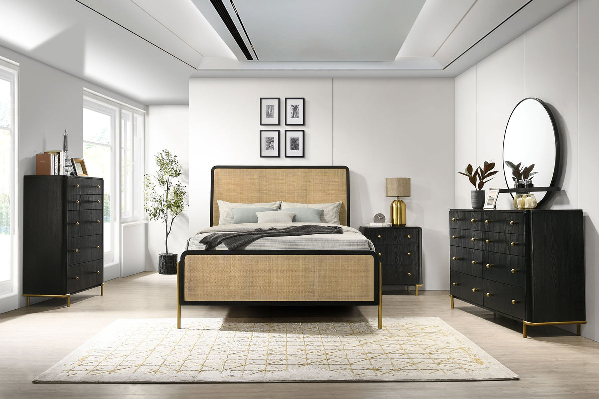 Arini 5-piece Bedroom Set - Eastern King, Black