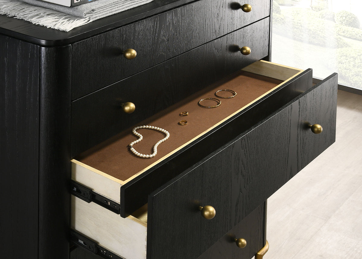 Arini 5-piece Bedroom Set - Queen, Black