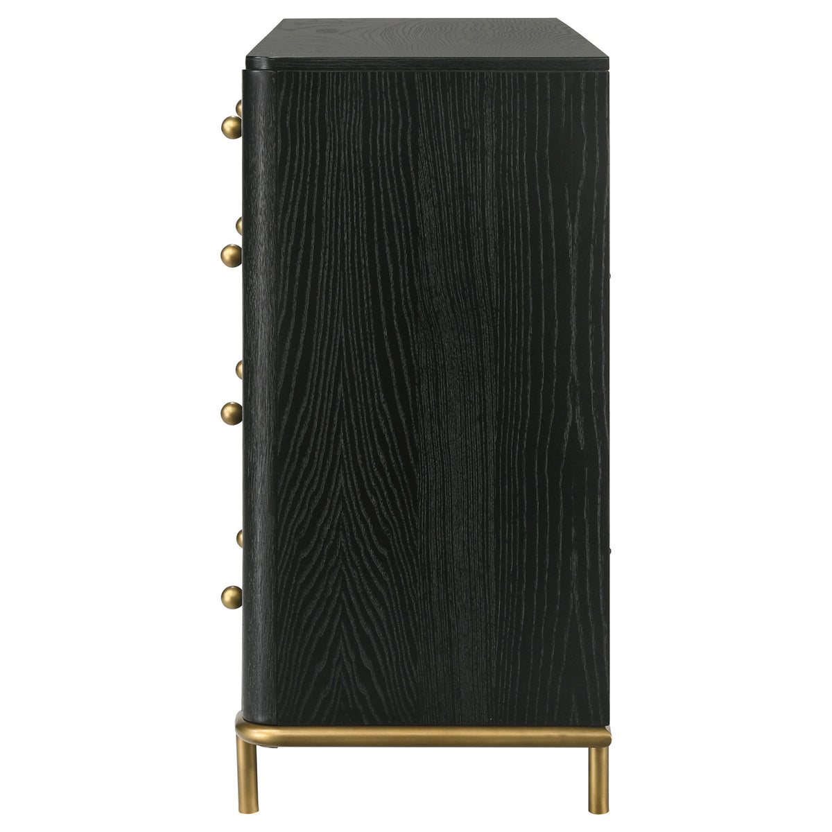 Arini 8-drawer Dresser - Black, Without Mirror