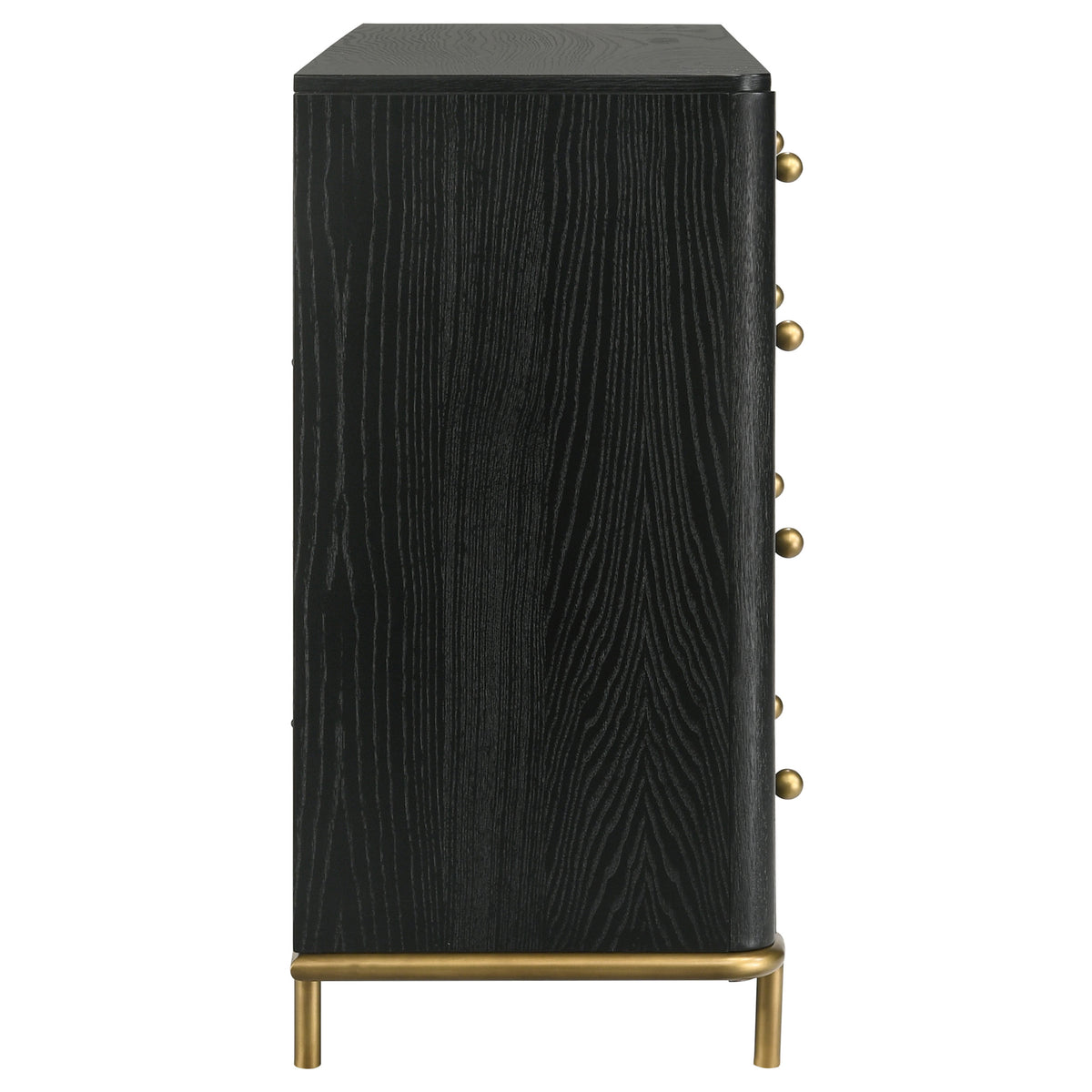 Arini 8-drawer Dresser - Black, Without Mirror