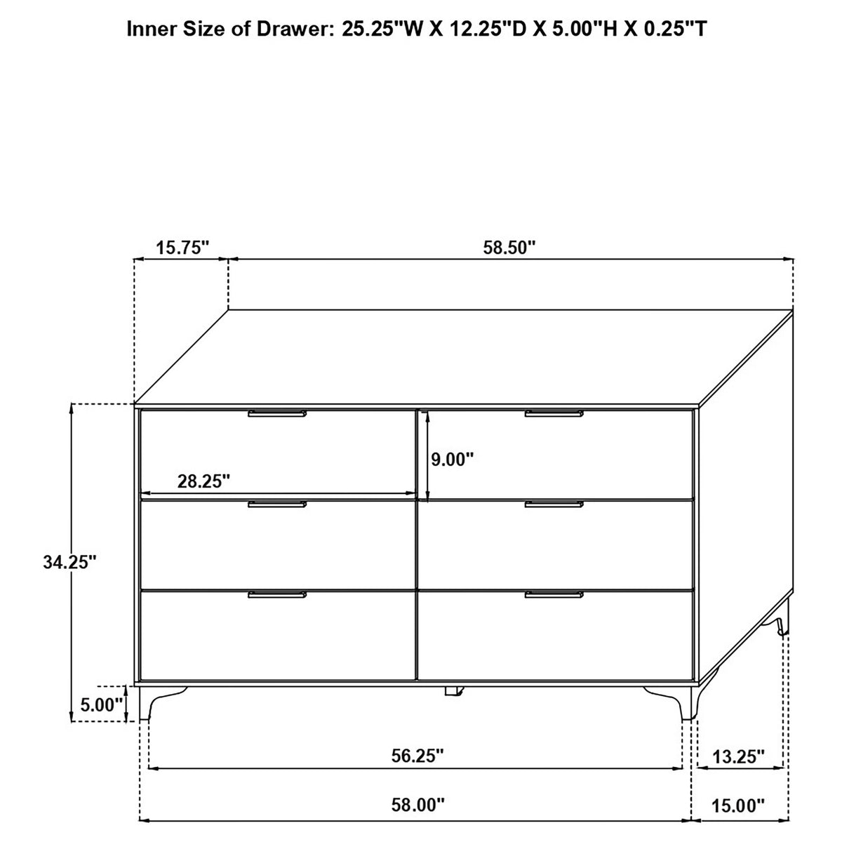 Kendall 5-piece Bedroom Set - Eastern King, White