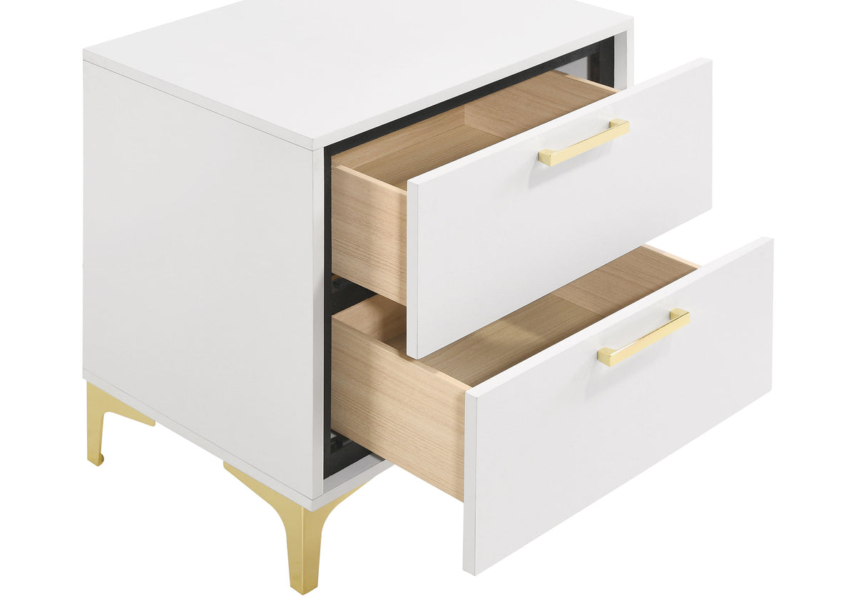 Kendall 2-drawer Nightstand - White