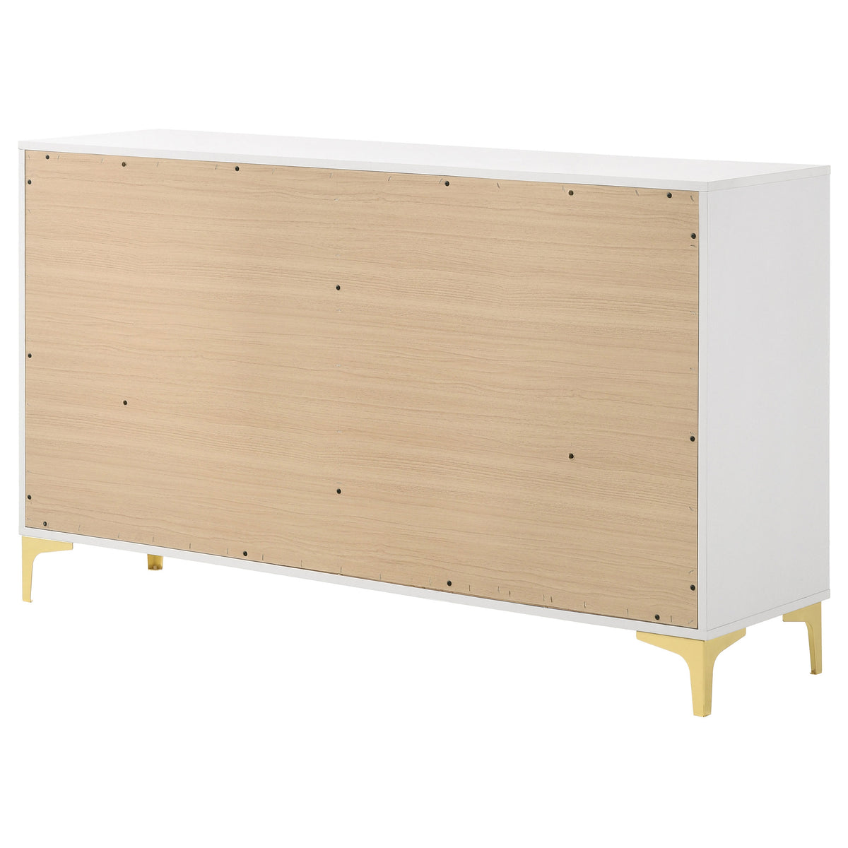 Kendall 6-drawer Dresser - White, Without Mirror