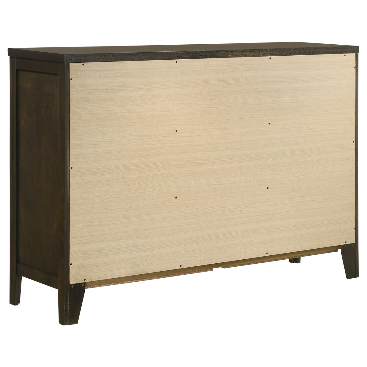 Wilkes Transitional 6-Drawer Dresser Dark Cocoa - Without Mirror