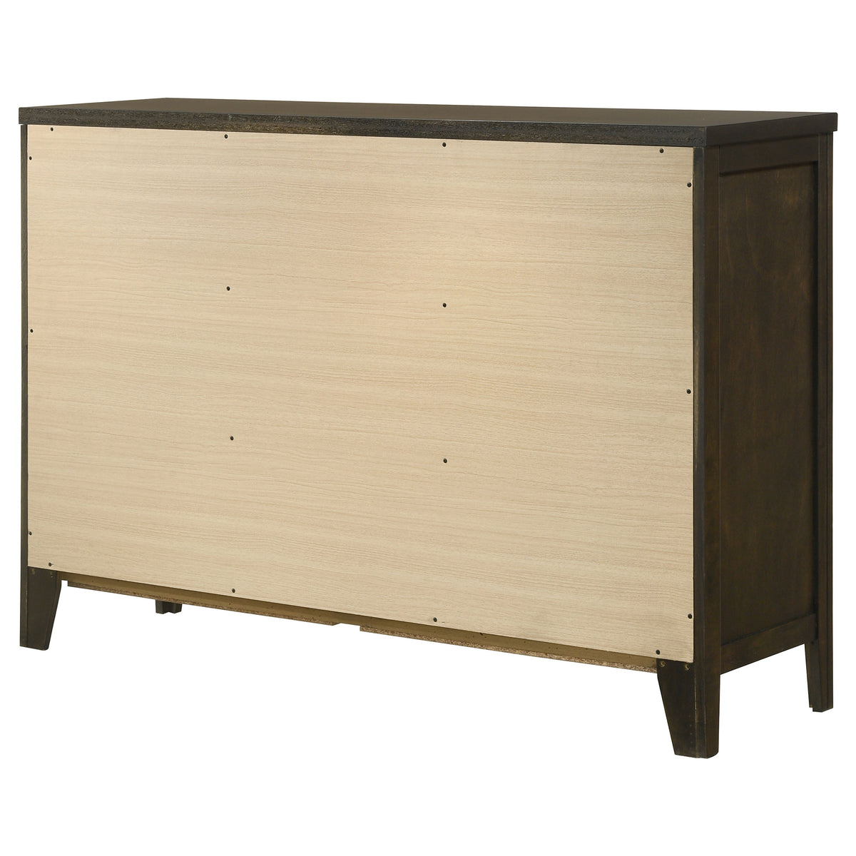 Wilkes Transitional 6-Drawer Dresser Dark Cocoa - Without Mirror