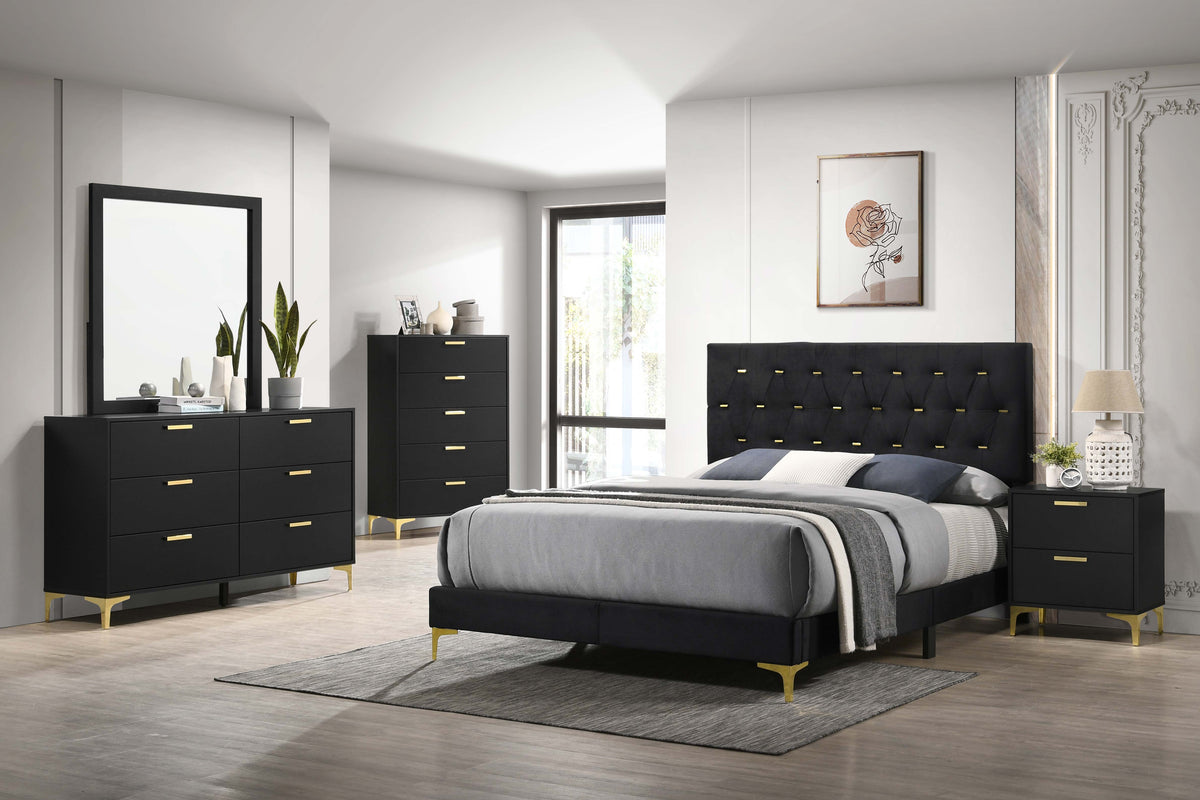 Kendall 5-piece Bedroom Set - California King, Black