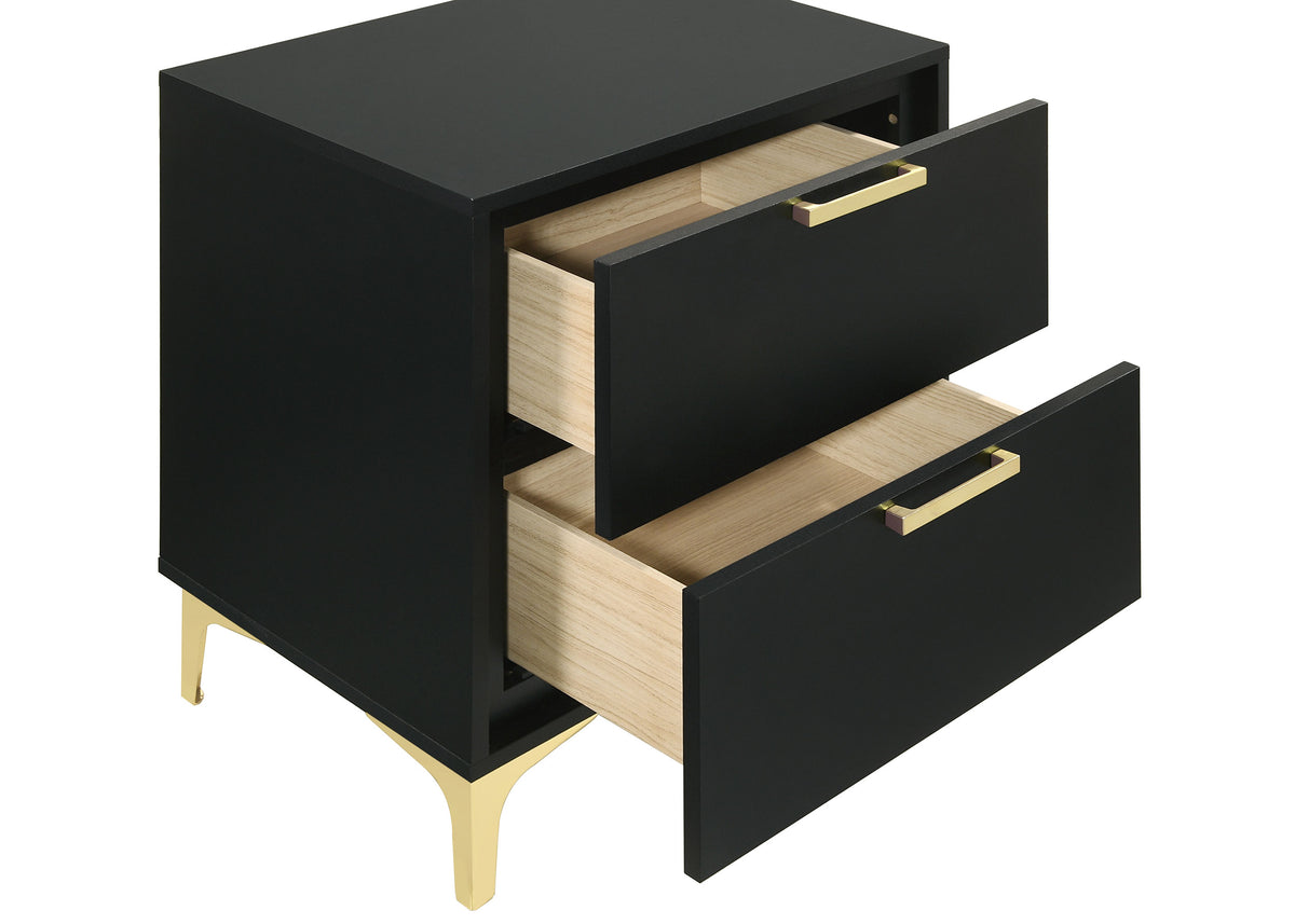 Kendall 4-piece Bedroom Set - Queen, Black