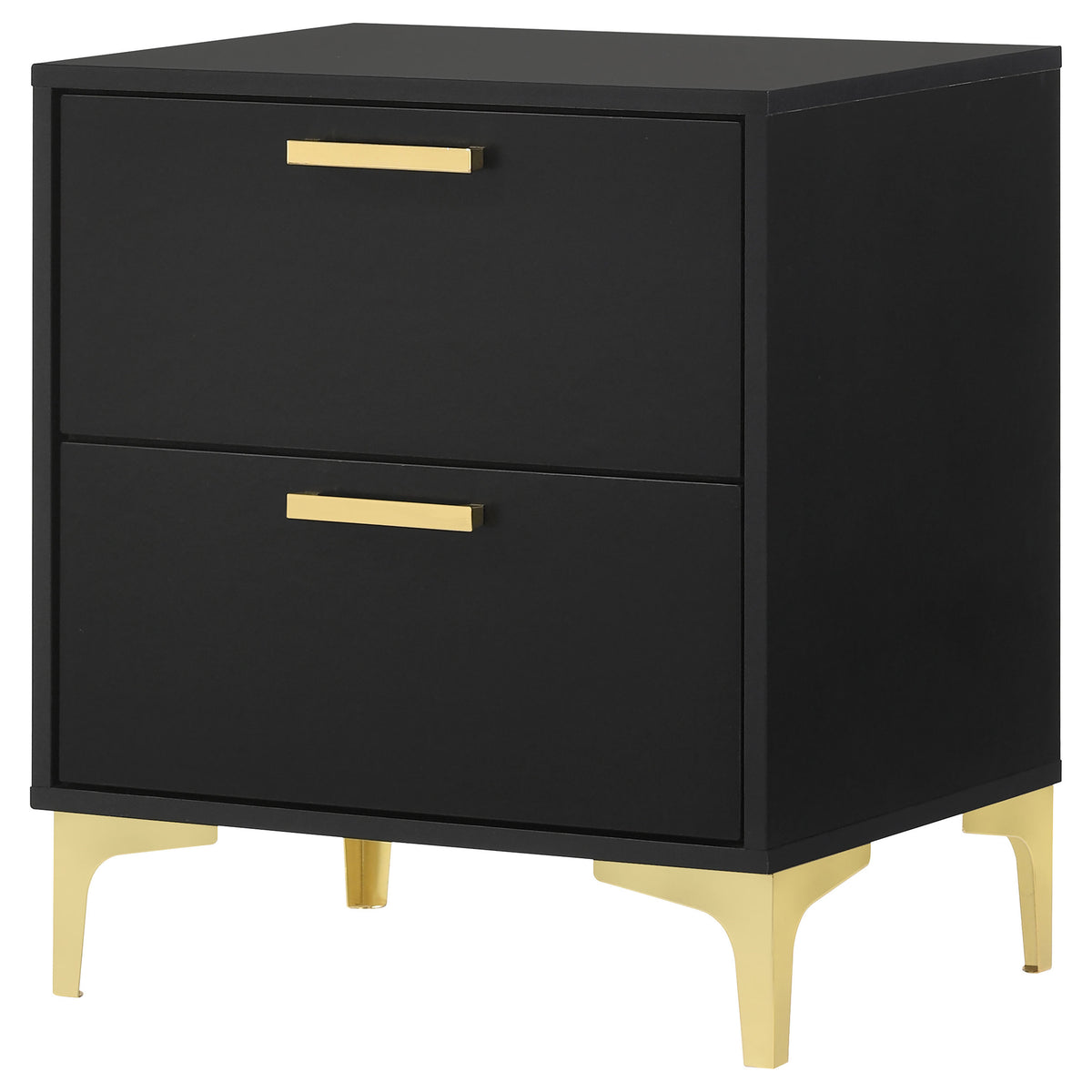 Kendall 2-drawer Nightstand - Black