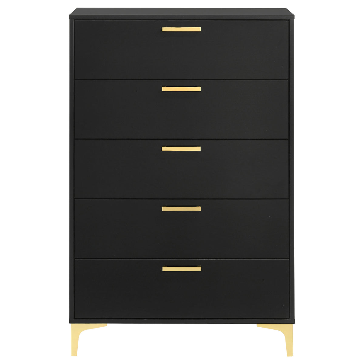 Kendall 5-drawer Bedroom Chest - Black