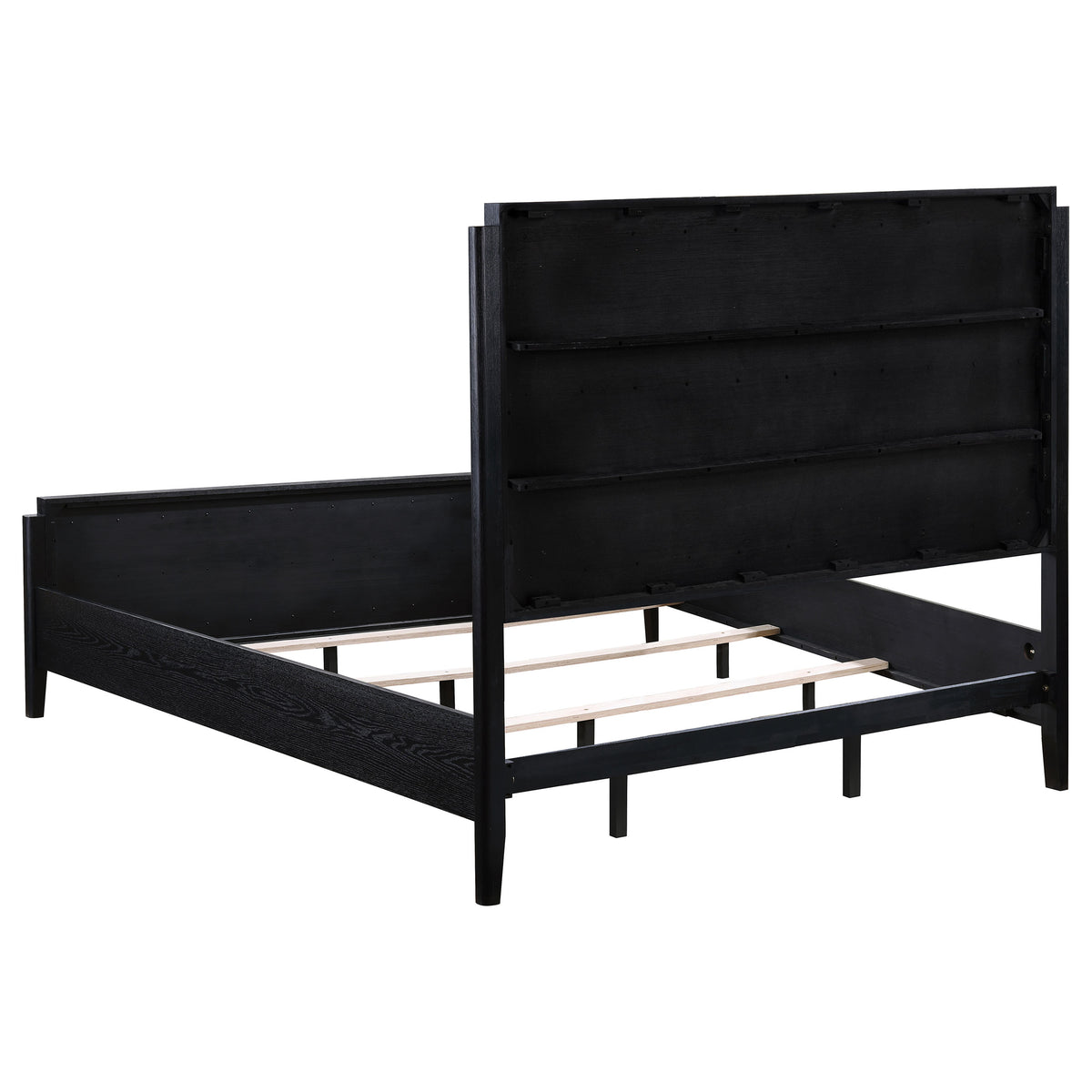 Brookmead 5-piece Upholstered Bedroom Set Black - Eastern King