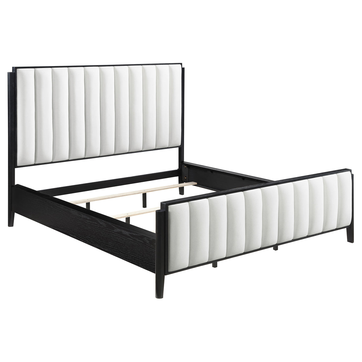 Brookmead 5-piece Upholstered Bedroom Set Black - California King