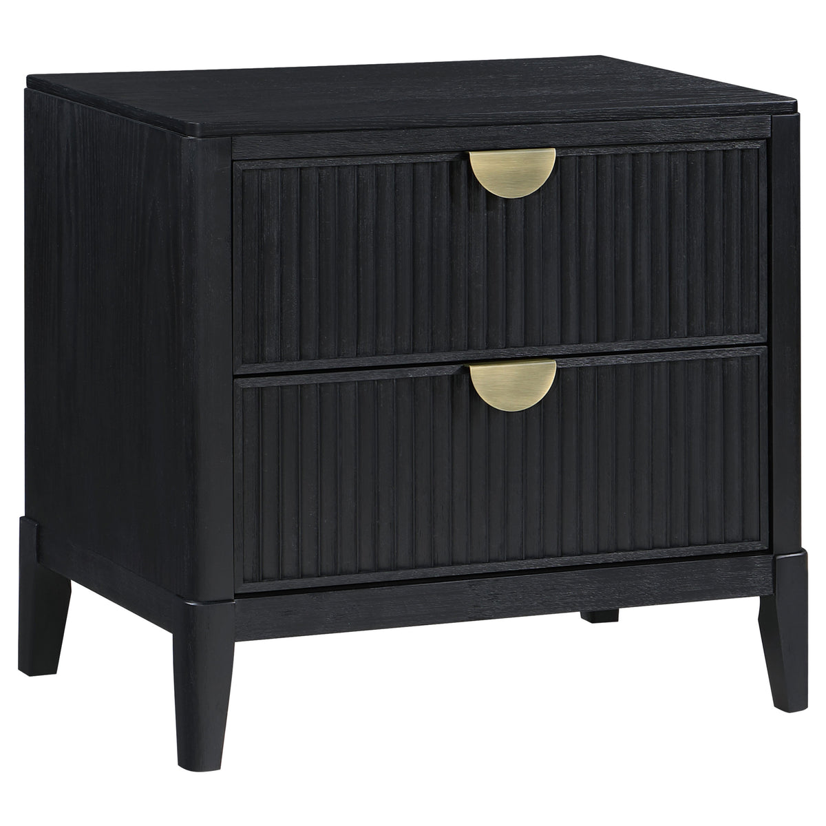 Brookmead 5-piece Upholstered Bedroom Set Black - California King