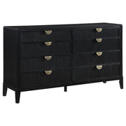 Brookmead 8-drawer Dresser Black - Without Mirror