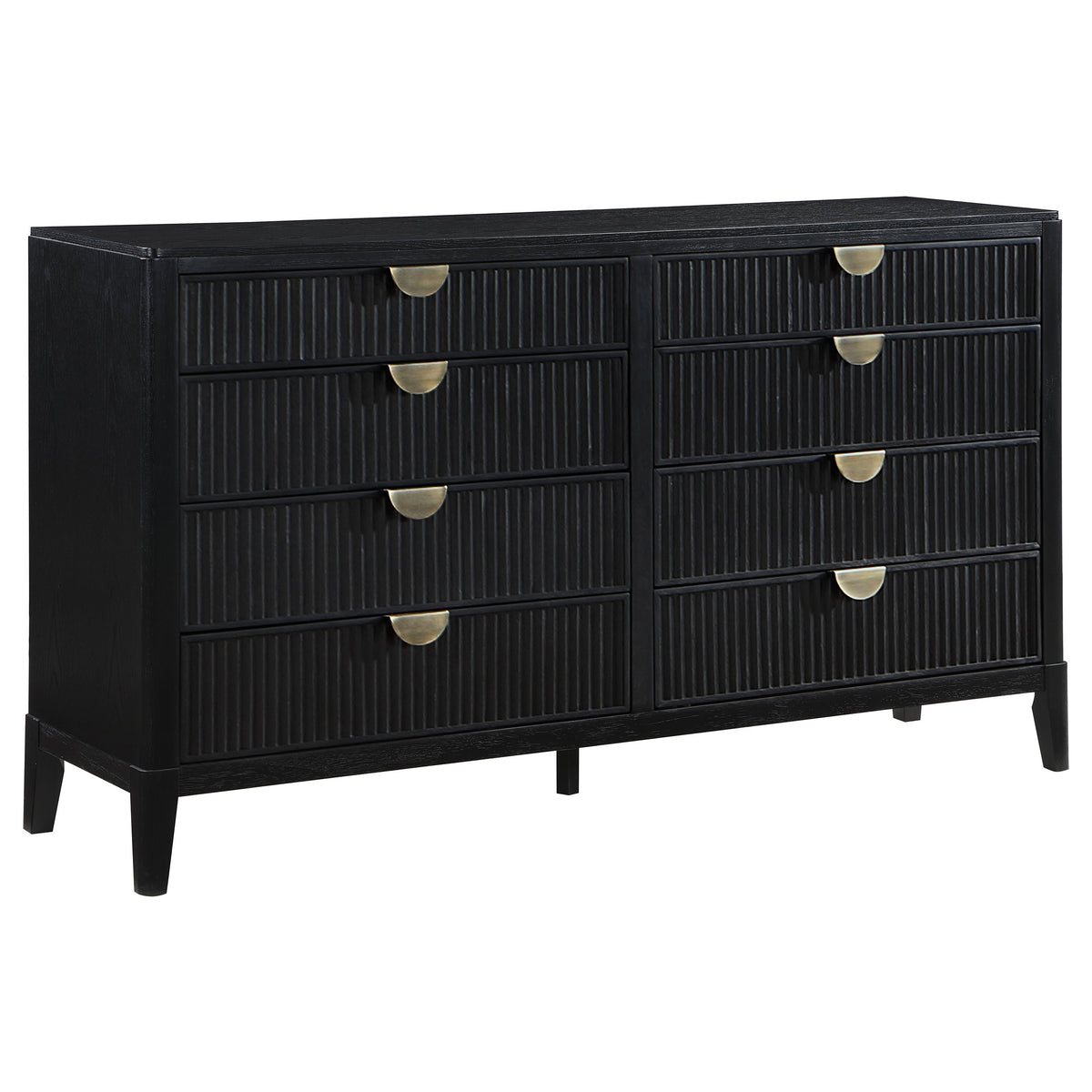Brookmead 8-drawer Dresser Black - Without Mirror