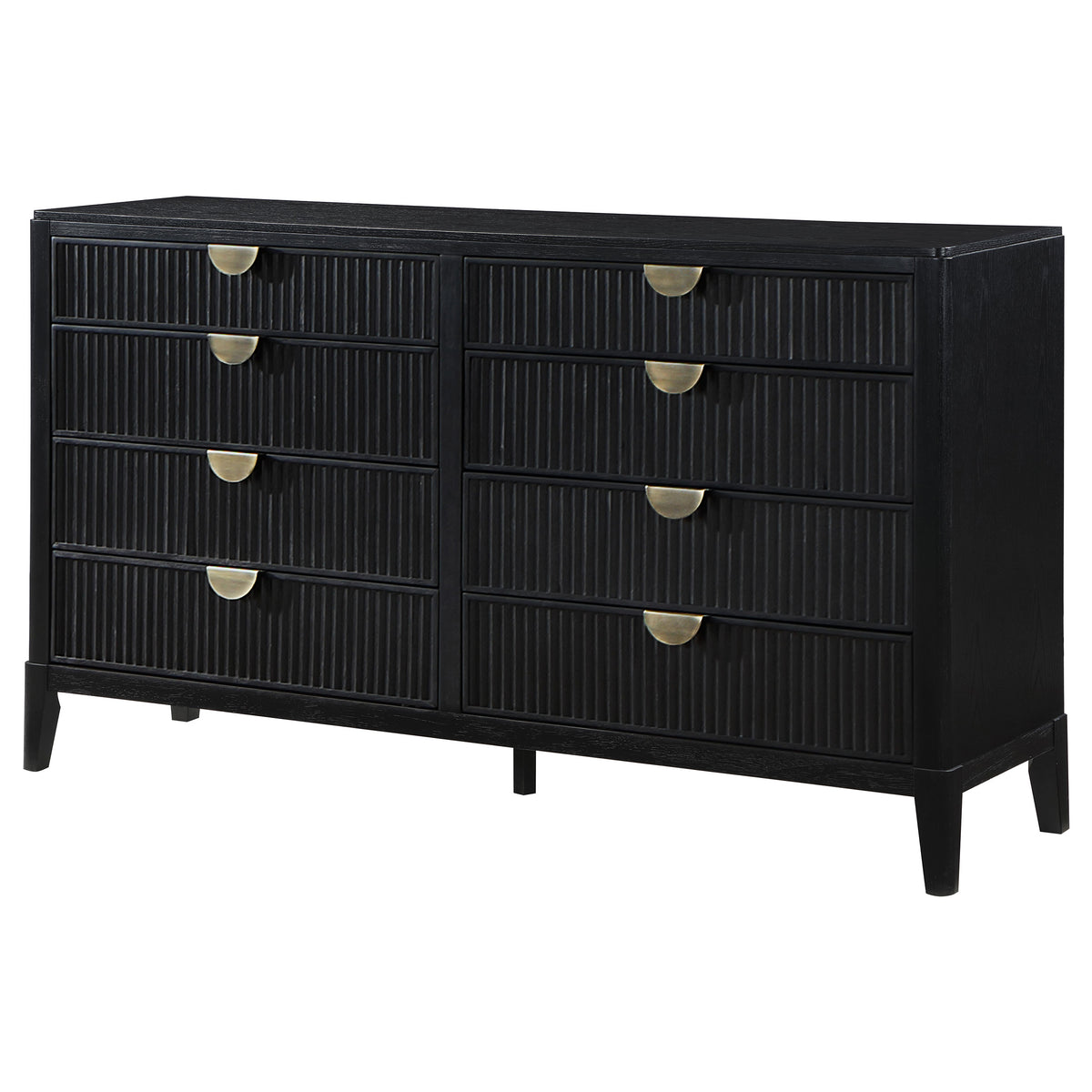 Brookmead 8-drawer Dresser Black - Without Mirror