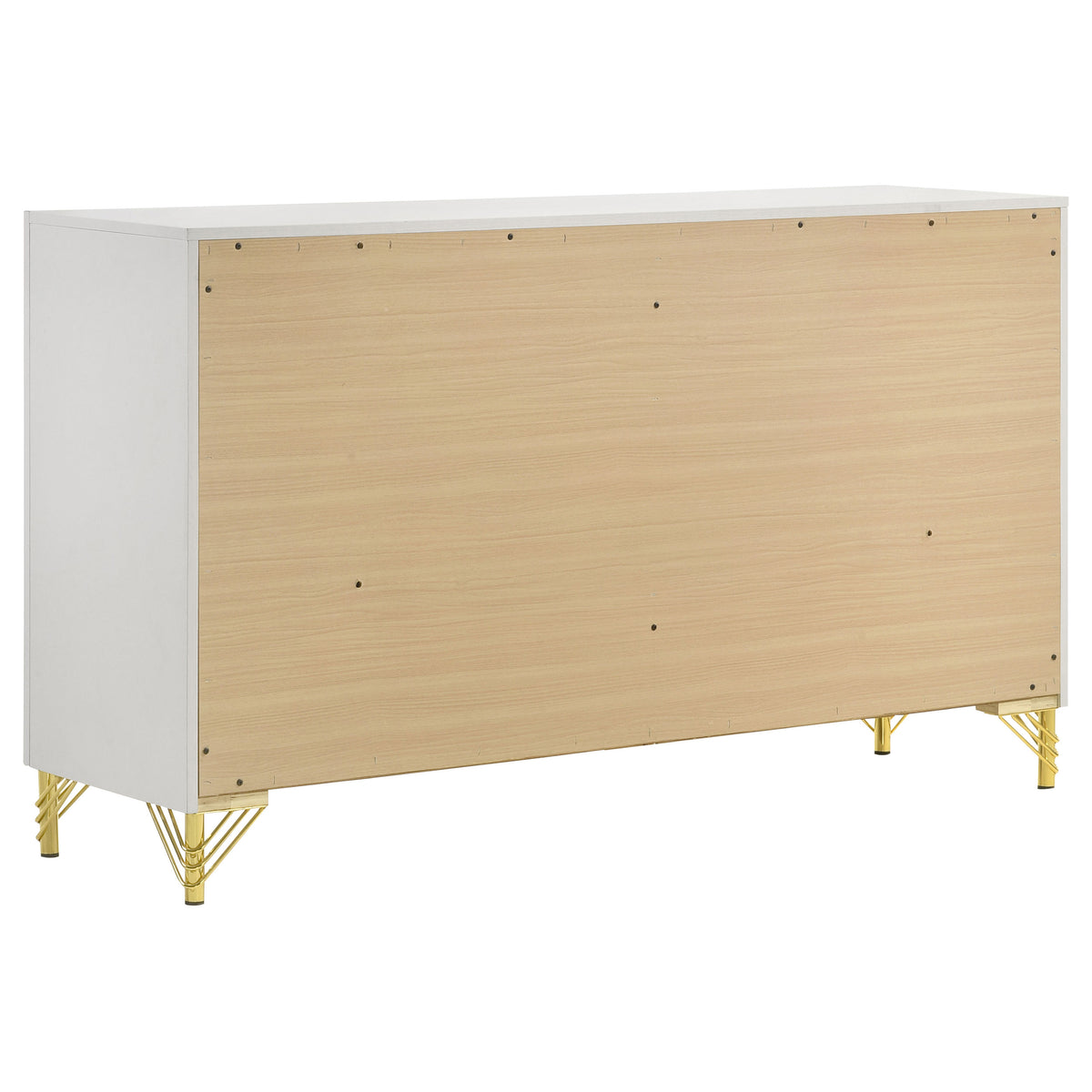 Lucia 5-piece Bedroom Set - Queen, Beige and White