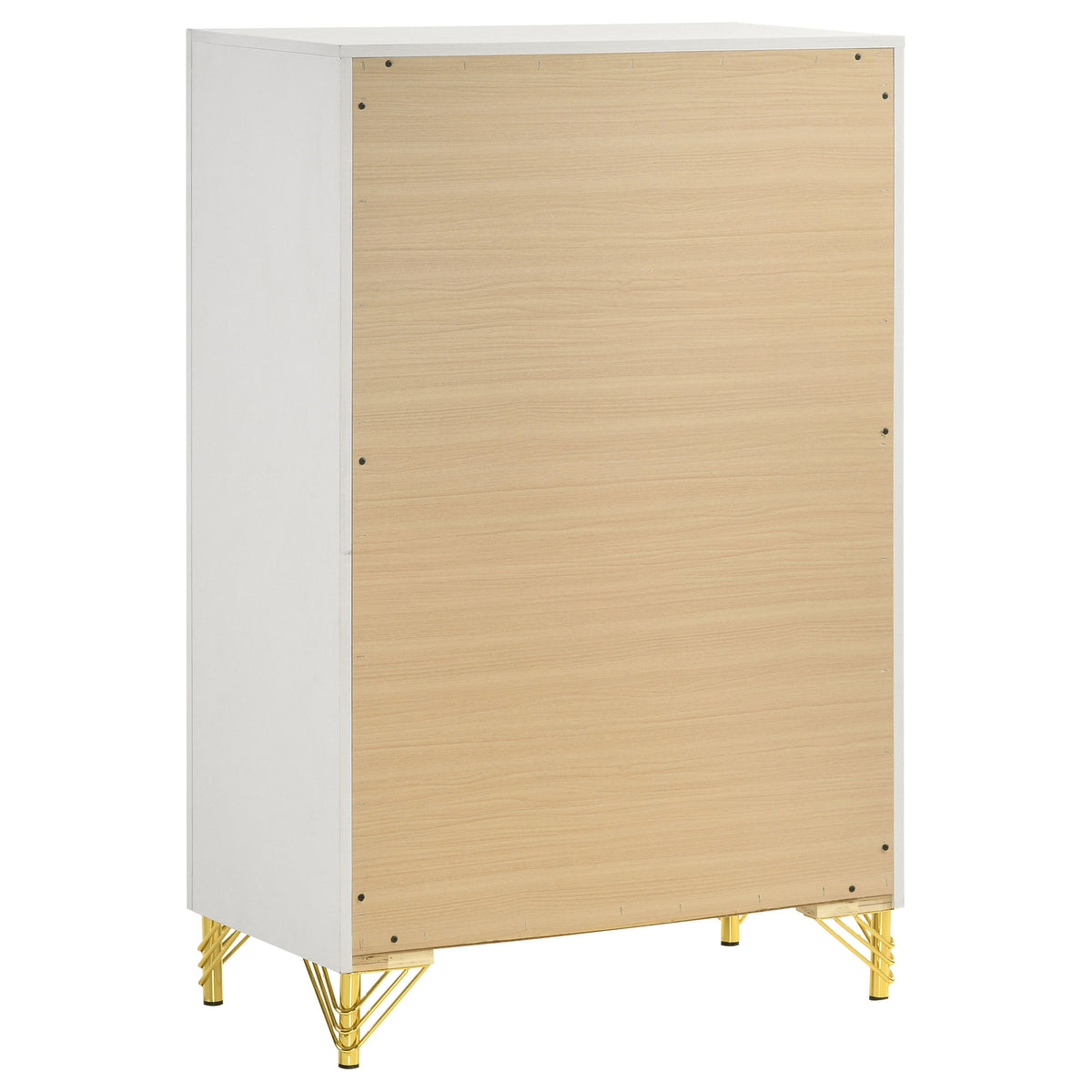 Lucia 5-drawer Bedroom Chest of Drawers - White