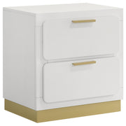 Caraway 2-drawer Nightstand - White