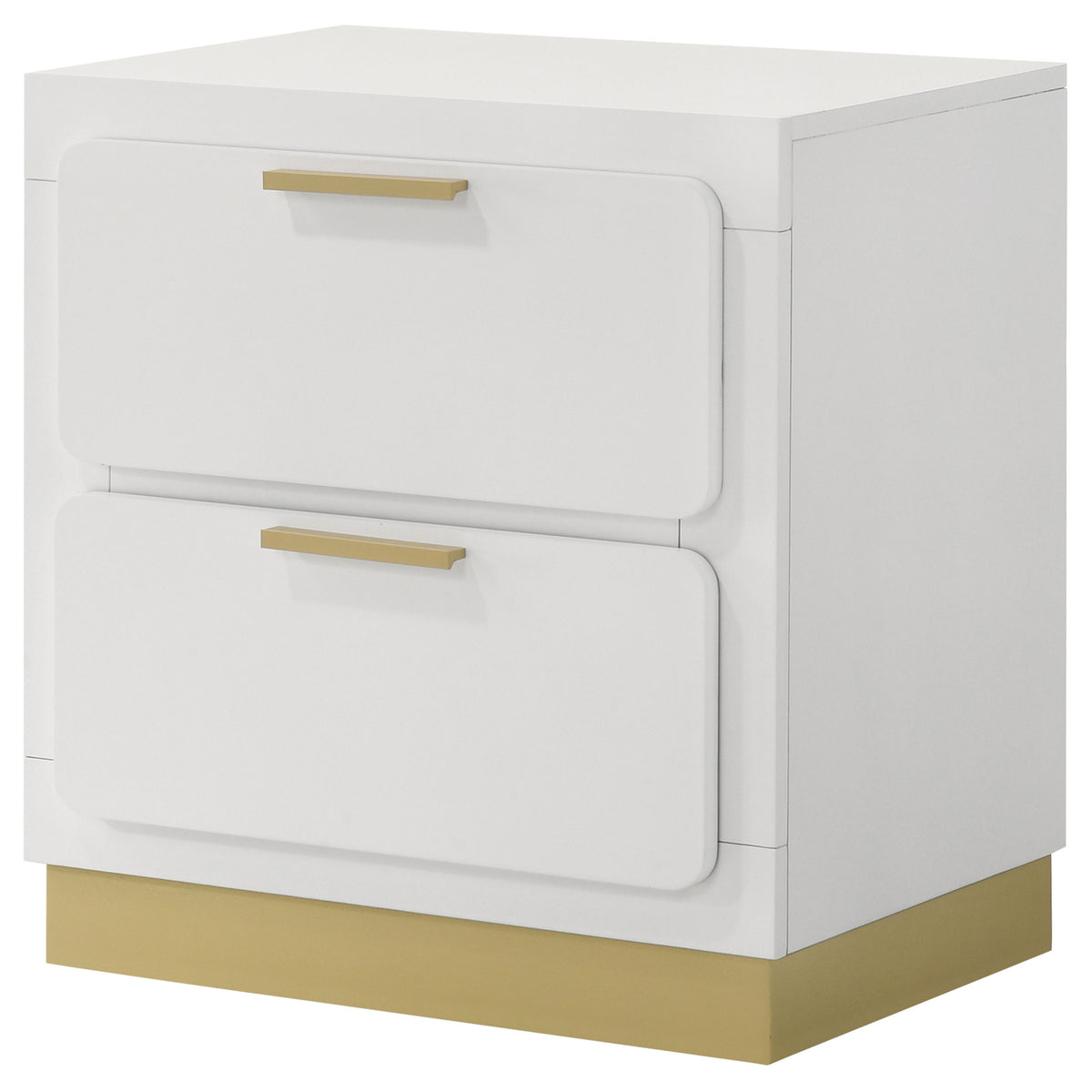 Caraway 2-drawer Nightstand - White