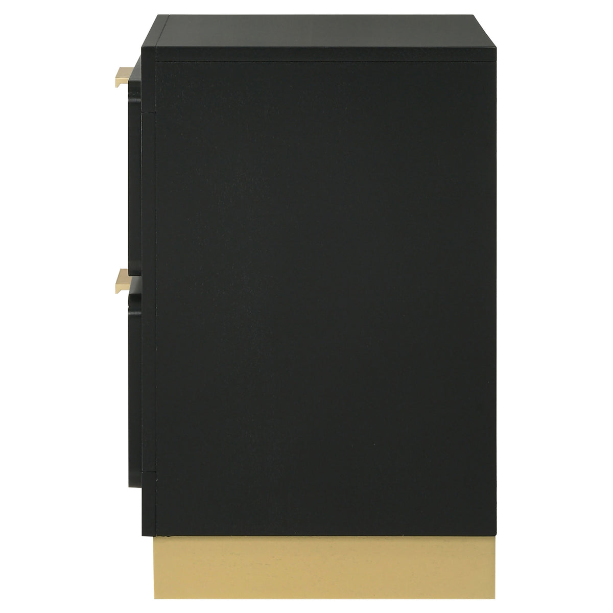 Caraway 2-drawer Nightstand - Black
