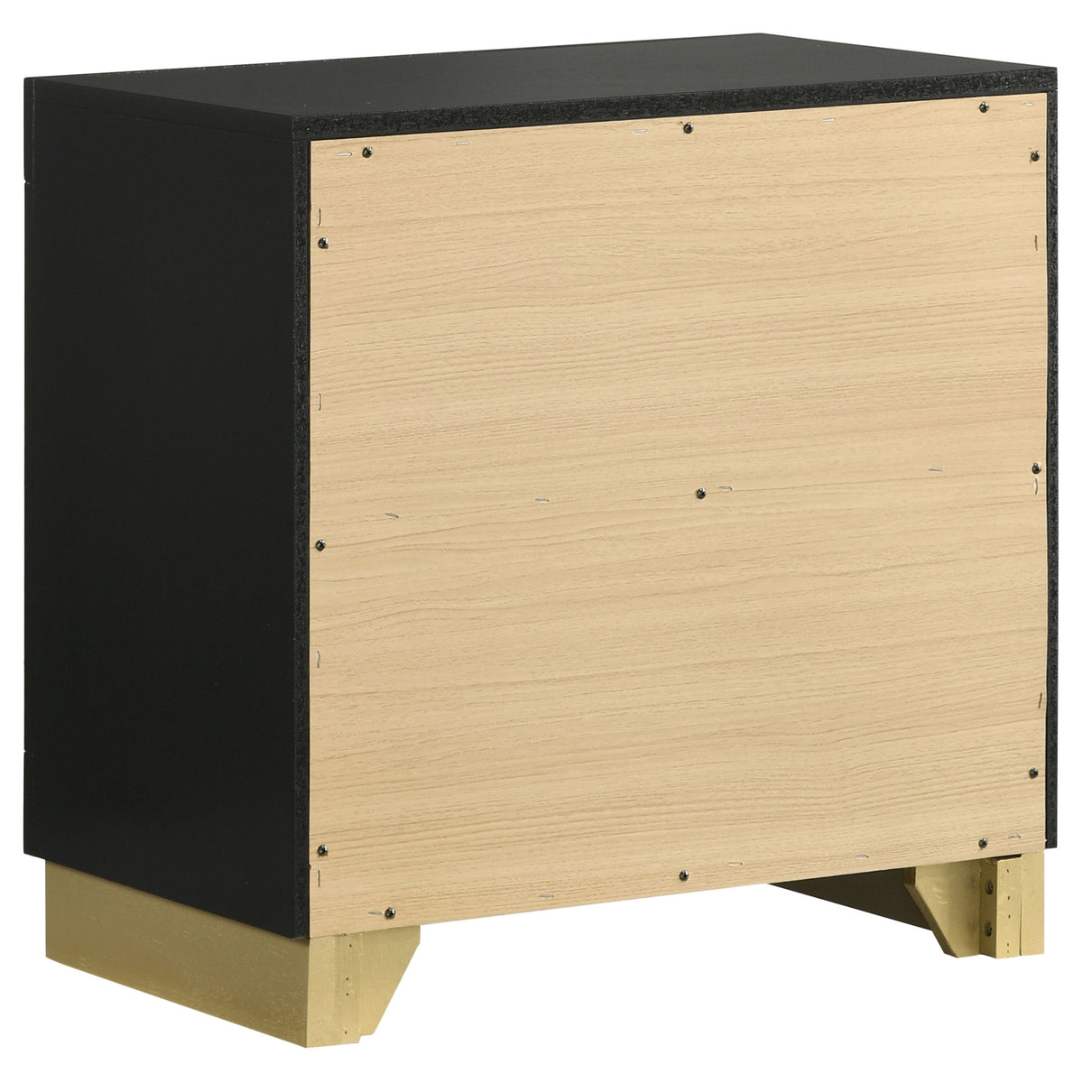 Caraway 2-drawer Nightstand - Black