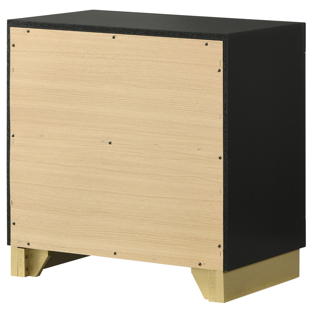Caraway 2-drawer Nightstand - Black