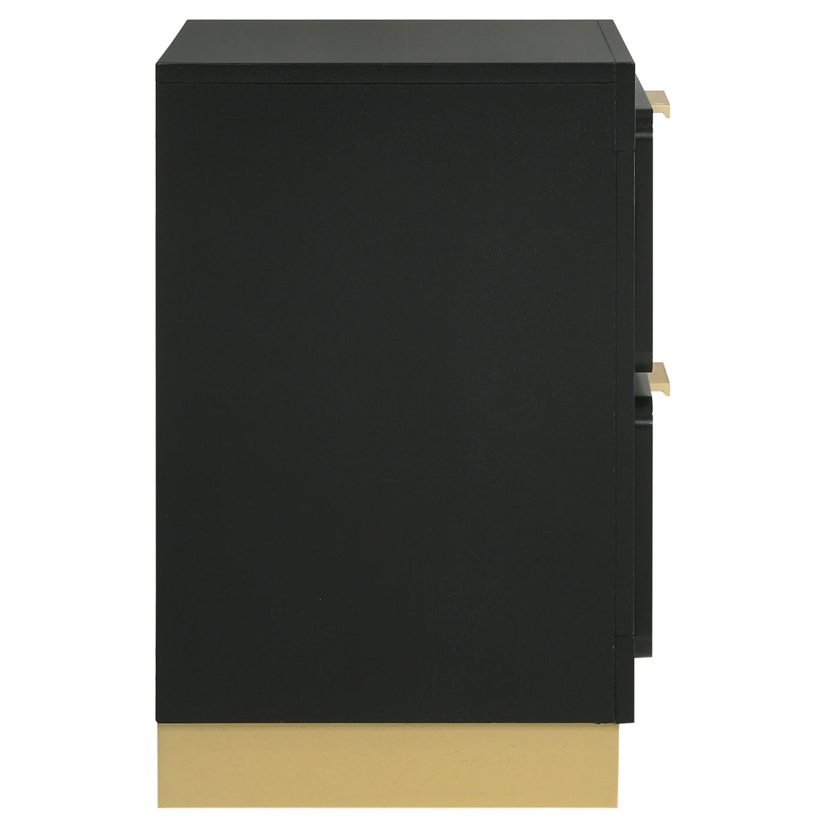 Caraway 2-drawer Nightstand - Black