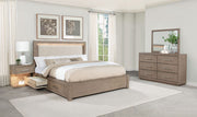 Kenora 4-piece Bedroom Set Barley Brown - Eastern King