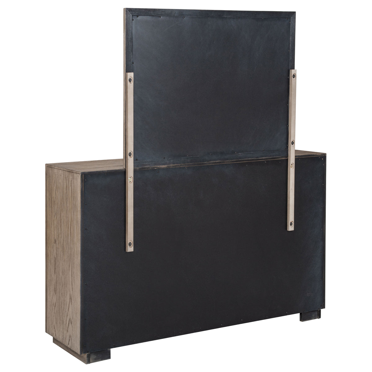 Kenora 6-drawer Dresser Barley Brown - With Mirror