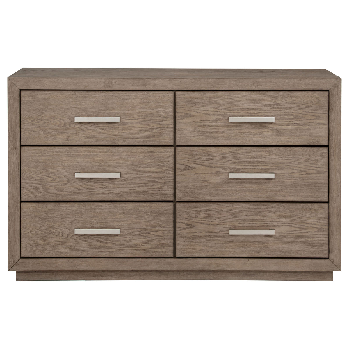 Kenora 6-drawer Dresser Barley Brown - Without Mirror