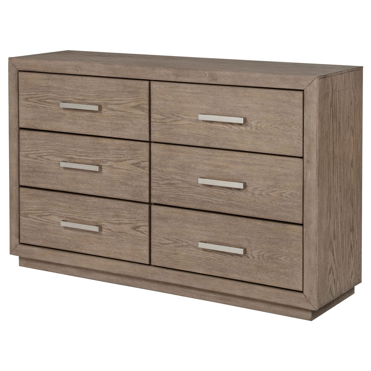 Kenora 6-drawer Dresser Barley Brown - Without Mirror