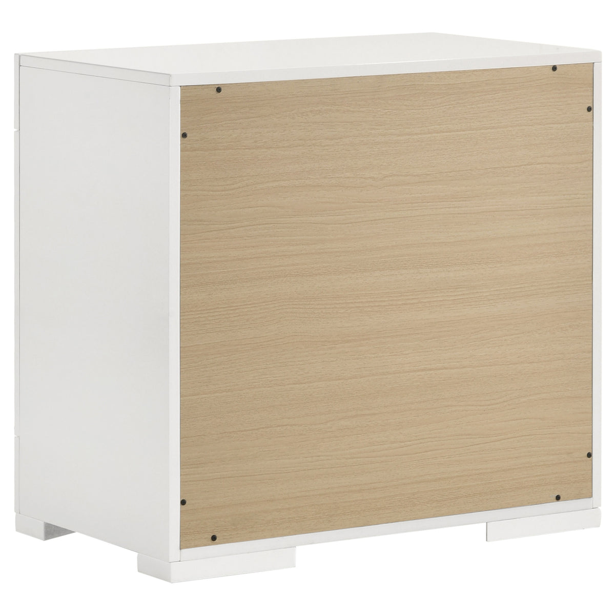 Ives 4-piece Bedroom Set High Gloss - Queen, White High Gloss