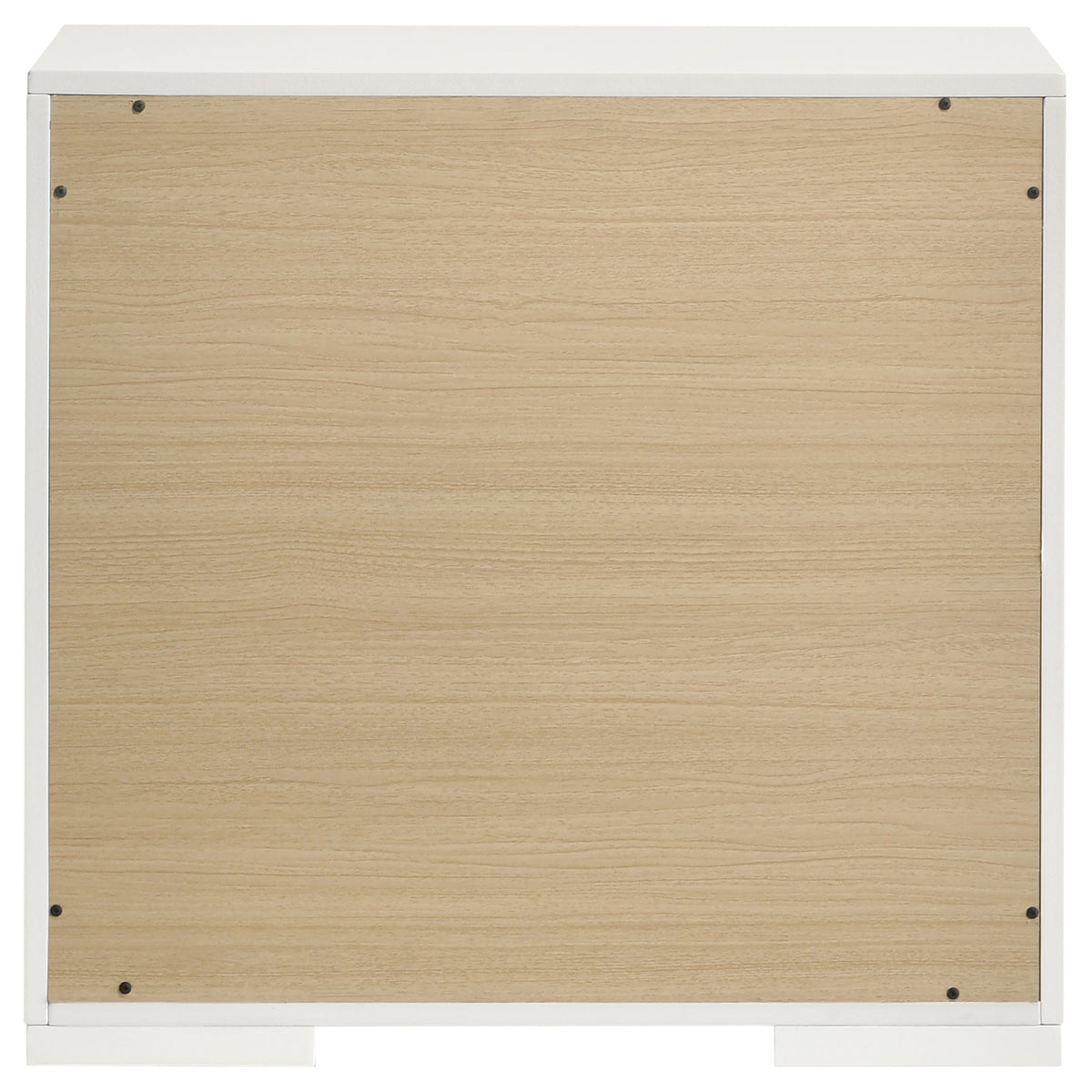 Ives 2-drawer Nightstand Bedside Table High Gloss - White High Gloss