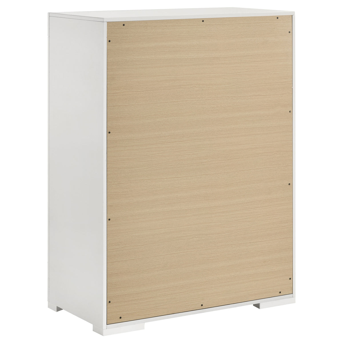 Ives 5-drawer Bedroom Chest of Drawers High Gloss - White High Gloss