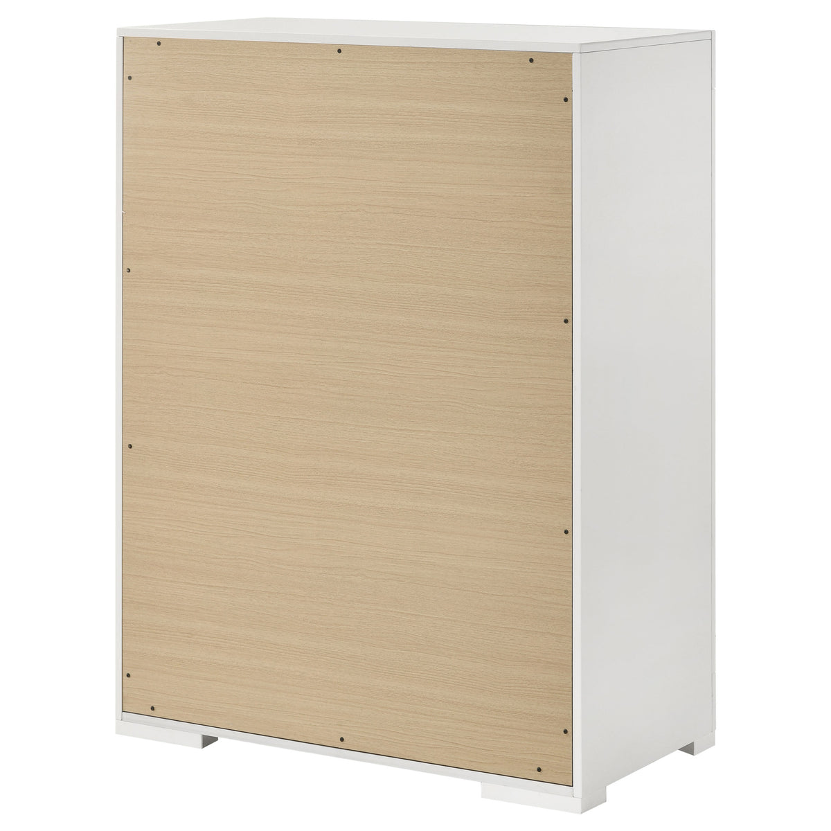 Ives 5-drawer Bedroom Chest of Drawers High Gloss - White High Gloss