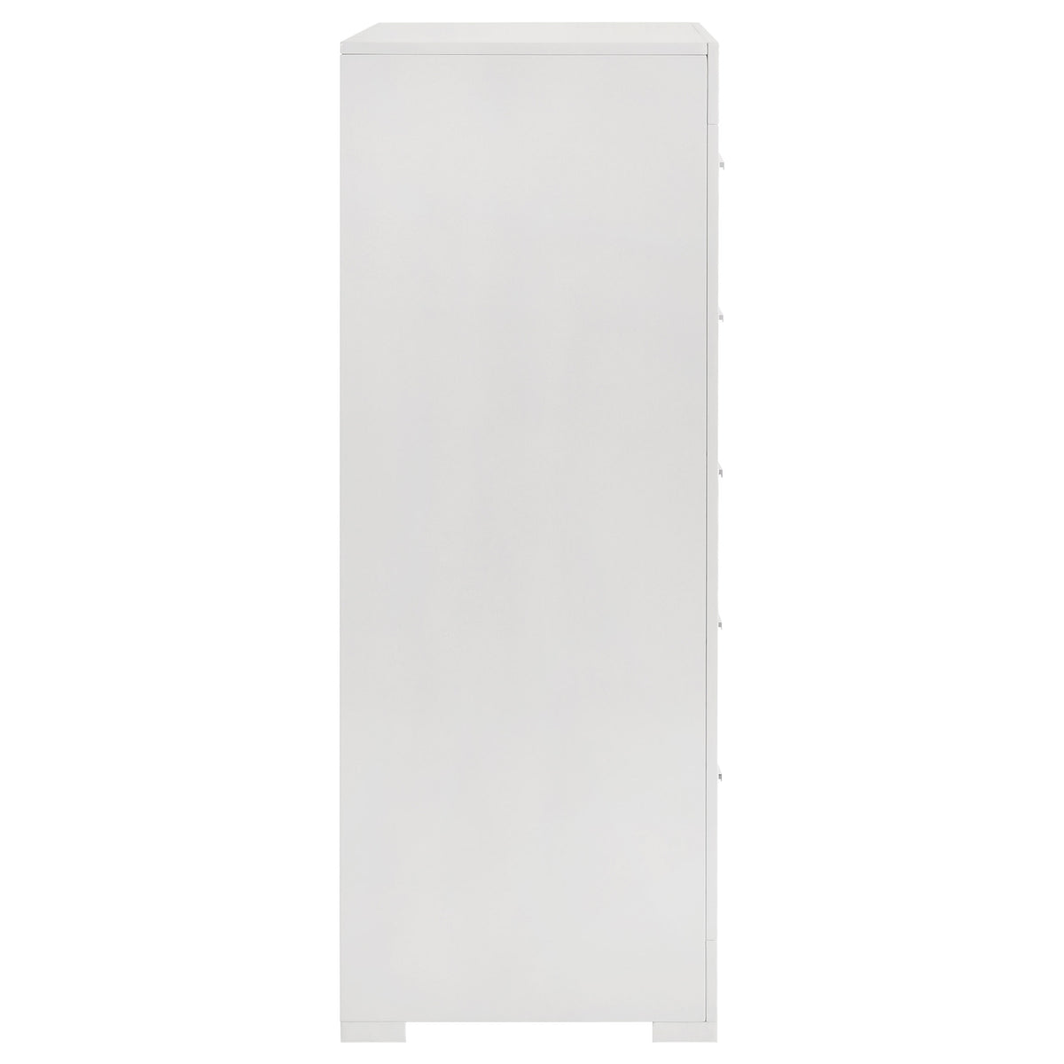 Ives 5-drawer Bedroom Chest of Drawers High Gloss - White High Gloss